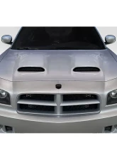 2006-2010 Dodge Charger Duraflex Redeye Look Hood - 1 Piece                                     - 118197 - Image 5