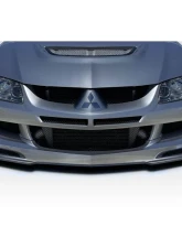 2003-2005 Mitsubishi Lancer Evolution 8 9 Duraflex Racer X Front Lip Spoiler Air Dam - 1 Piece                                     - 118223 - Image 4