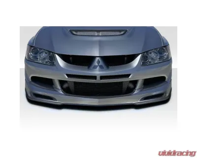 2003-2005 Mitsubishi Lancer Evolution 8 9 Duraflex Racer X Front Lip Spoiler Air Dam - 1 Piece - 118223