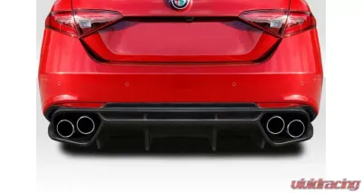 2017-2023 Alfa Romeo Giulia Duraflex Garda Rear Diffuser - 1 Piece - 118258