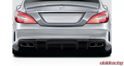 2012-2018 Mercedes W218 CLS63 Duraflex Heaves Rear Diffuser - 1 Piece - 118274