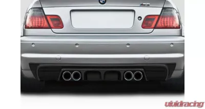 2000-2006 BMW 3 Series M3 E46 2DR Duraflex GT Tune Rear Diffuser- 1 Piece - 118337