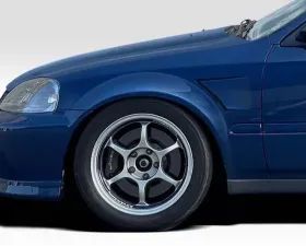 1996-1998 Honda Civic Duraflex Suzuka Front Fenders - 2 Piece