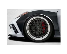2020-2024 Chevrolet Corvette C8 Carbon Creations Gran Veloce Wide Body Front Fender Flares - 4 Pieces
