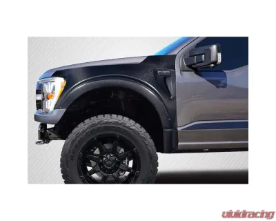 2021-2023 Ford F-150 Carbon Creations 4" Bulge Front Fenders - 2 Pieces - 119020