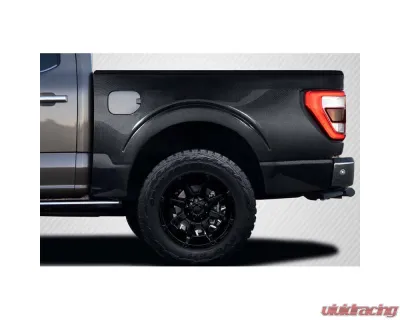 2021-2023 Ford F-150 Carbon Creations 4" Bulge Rear Bedsides - 2 Pieces (5.5 ft Bed Size) - 119022