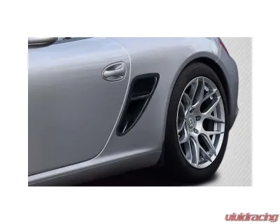 2005-2012 Porsche 987 Cayman / Boxster Carbon Creations Turbo Look Side Air Vent Duct - 2 Pieces - 119068
