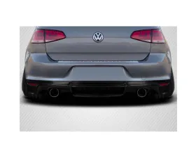 2015-2021 Volkswagen Golf / GTI Carbon Creations Verella Rear Diffuser - 1 Piece