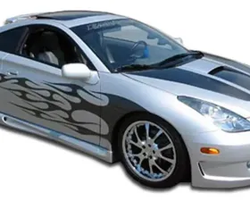 2000-2005 Toyota Celica Duraflex Type K Side Skirts Rocker Panels - 2 Piece