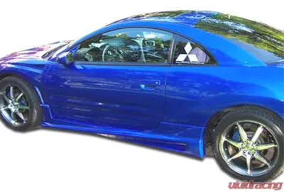 2000-2005 Mitsubishi Eclipse Duraflex Bomber Side Skirts Rocker Panels - 2 Piece - 100117