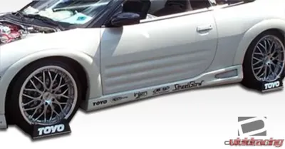 2000-2005 Mitsubishi Eclipse Duraflex Shine Fender Flares - 4 Piece - 100123