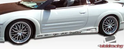 2000-2005 Mitsubishi Eclipse Duraflex Shine Side Skirts Rocker Panels - 2 Piece - 100126