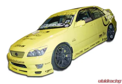 2000-2005 Lexus IS Series IS300 Duraflex V-Speed Side Skirts Rocker Panels - 2 Piece - 100098