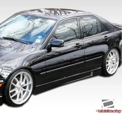 2000-2005 Lexus IS Series IS300 Duraflex V-Speed Side Skirts Rocker Panels - 2 Piece - 100098