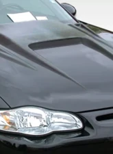 2000-2005 Chevrolet Monte Carlo Duraflex Spyder 3 Hood - 1 Piece                                     - 103782 - Image 2