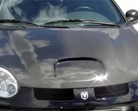 2000-2005 Dodge Neon Carbon Creations SRT Look Hood - 1 Piece
