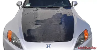 2000-2009 Honda S2000 Carbon Creations A-Sport Hood - 2 Piece - 105924