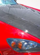 2000-2009 Honda S2000 Carbon Creations TS-1 Hood - 1 Piece                                     - 105221 - Image 2