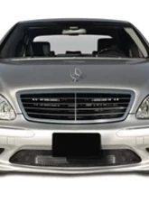 2000-2002 Mercedes S Class W220 Duraflex AMG Look Front Bumper Cover - 1 Piece                                     - 102485 - Image 7