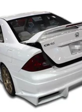 2001-2005 Honda Civic 2DR Duraflex Bomber Rear Bumper Cover - 1 Piece                                     - 100230 - Image 6