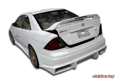 2001-2005 Honda Civic 2DR Duraflex Bomber Rear Bumper Cover - 1 Piece - 100230