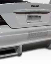 2001-2005 Honda Civic 2DR Duraflex Bomber Rear Bumper Cover - 1 Piece                                     - 100230 - Image 2