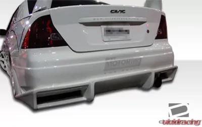 2001-2005 Honda Civic 2DR Duraflex Bomber Rear Bumper Cover - 1 Piece - 100230