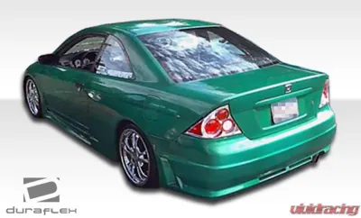 2001-2005 Honda Civic 2DR Duraflex R34 Side Skirts Rocker Panels - 2 Piece - 100240