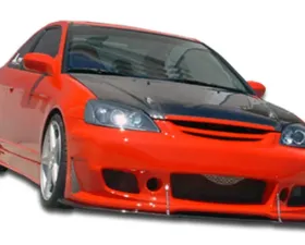2001-2003 Honda Civic 2dr / 4DR Duraflex B-2 Front Bumper Cover - 1 Piece