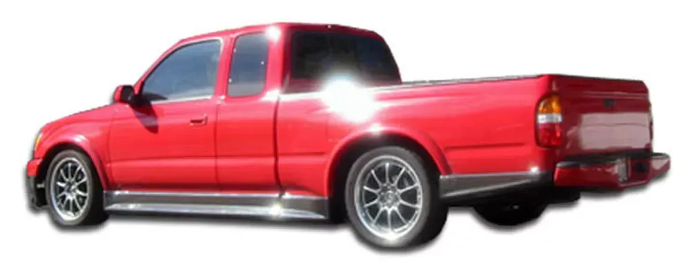 2001-2004 Toyota Tacoma Duraflex TD3000 Rear Add Ons Spat Bumper Extensions - 2 Piece - 100285