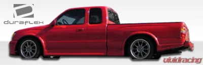 2001-2004 Toyota Tacoma Duraflex TD3000 Rear Add Ons Spat Bumper Extensions - 2 Piece - 100285