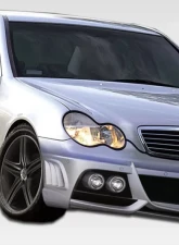 2001-2007 Mercedes C Class W203 Duraflex W-1 Body Kit - 7 Piece                                     - 108298 - Image 2