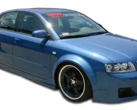 2002-2008 Audi A4 B6 B7 S4 4DR Wagon Duraflex R-1 Side Skirts Rocker Panels - 2 Piece