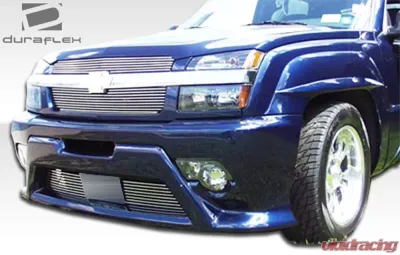 2002-2006 Chevrolet Avalanche (w/ cladding) Duraflex Platinum Front Bumper Cover - 1 Piece - 103003