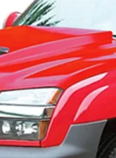 2002-2006 Chevrolet Avalanche (with cladding) Duraflex Ram Air Hood - 1 Piece                                     - 103027 - Image 5