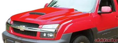 2002-2006 Chevrolet Avalanche (with cladding) Duraflex Ram Air Hood - 1 Piece - 103027