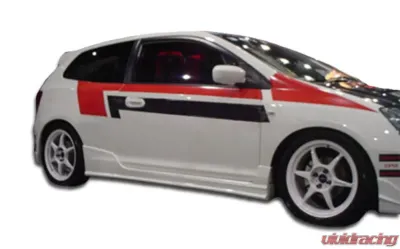 2002-2005 Honda Civic Si HB Duraflex JDM Buddy Side Skirts Rocker Panels - 2 Piece - 100445