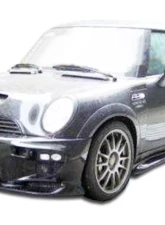 2002-2006 Mini Cooper / Cooper S R50 R53 2005-2008 Cooper convertible R52 Duraflex Vader Side Skirts Rocker Panels - 2 Piece                                     - 100362 - Image 6