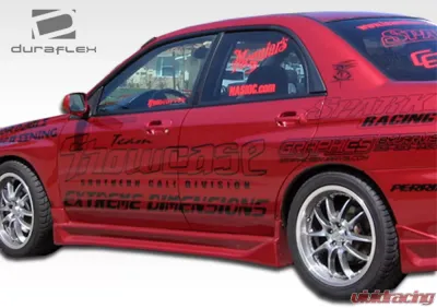 2002-2007 Subaru Impreza WRX STI Duraflex C-1 Side Skirts Rocker Panels - 2 Piece - 100395