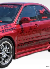 2002-2007 Subaru Impreza WRX STI Duraflex C-1 Side Skirts Rocker Panels - 2 Piece                                     - 100395 - Image 4