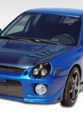 2002-2003 Subaru Impreza WRX STI Duraflex Zero Front Bumper Cover - 1 Piece                                     - 100408 - Image 3