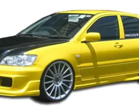 2002-2007 Mitsubishi Lancer Duraflex K-1 Side Skirts Rocker Panels - 2 Piece