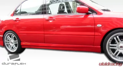 2002-2003 Mitsubishi Lancer Duraflex Walker Side Skirts Rocker Panels - 2 Piece - 100372