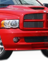 2002-2005 Dodge Ram Duraflex SRT Look Front Bumper Cover - 1 Piece                                     - 103802 - Image 2