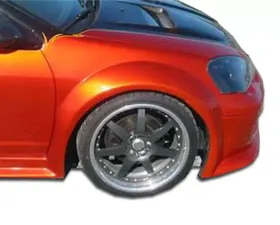 2002-2006 Acura RSX Duraflex GT300 Wide Body Front Fenders - 2 Piece