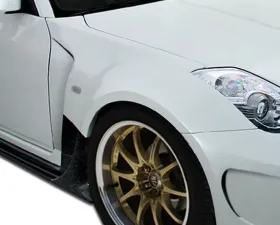 2003-2008 Nissan 350Z Z33 Duraflex AM-S Wide Body Front Fenders - 4 Piece
