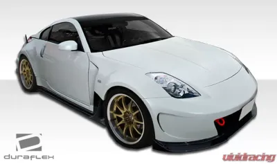 2003-2008 Nissan 350Z Z33 Duraflex AM-S Wide Body Front Under Spoiler Air Dam Lip Splitter - 1 Piece - 107224