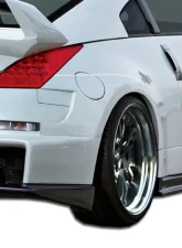 2003-2008 Nissan 350Z Z33 Duraflex AM-S Wide Body Rear Fender Flares - 2 Piece                                     - 107229 - Image 12