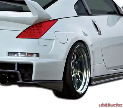 2003-2008 Nissan 350Z Z33 Duraflex AM-S Wide Body Rear Fender Flares - 2 Piece - 107229