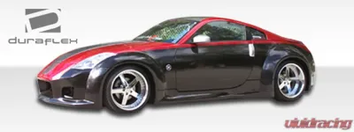 2003-2008 Nissan 350Z Z33 Duraflex B-2 Wide Body Side Skirts Rocker Panels - 2 Piece - 103351